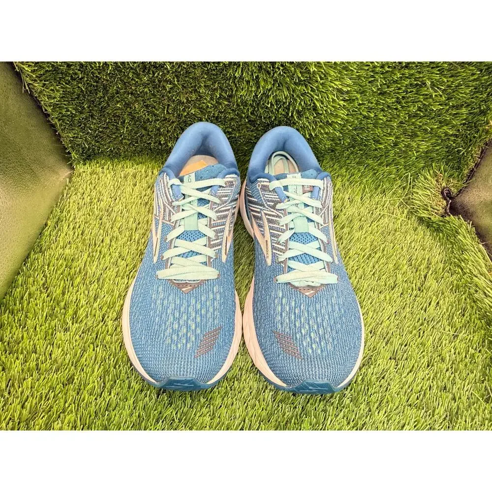 Brooks Adrenaline GTS 19 1202841B417 Athletic Sneaker Women's 9.5B Blue Mesh Gym